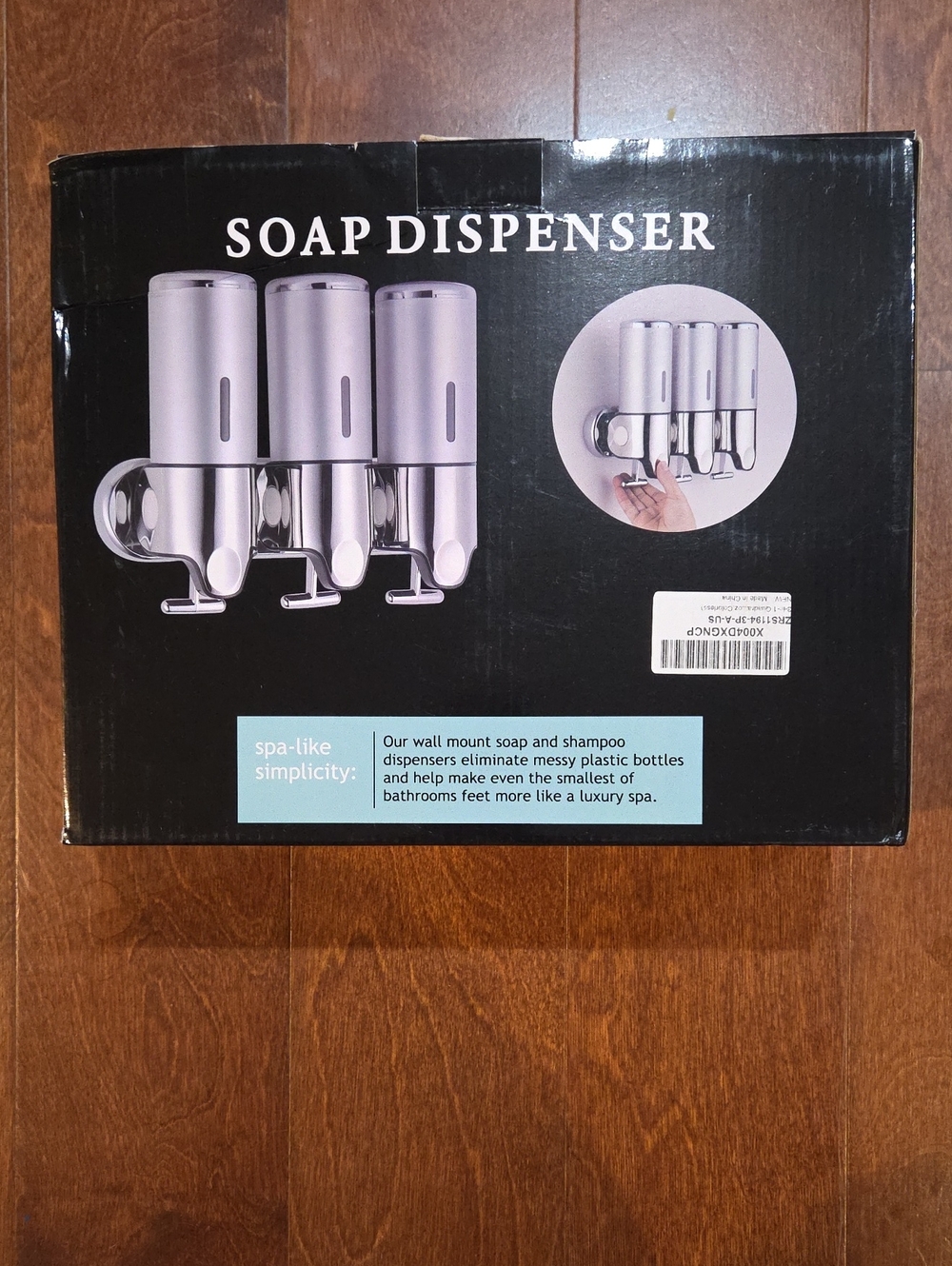 Wall-Mount Triple Soap Dispenser - Chrome